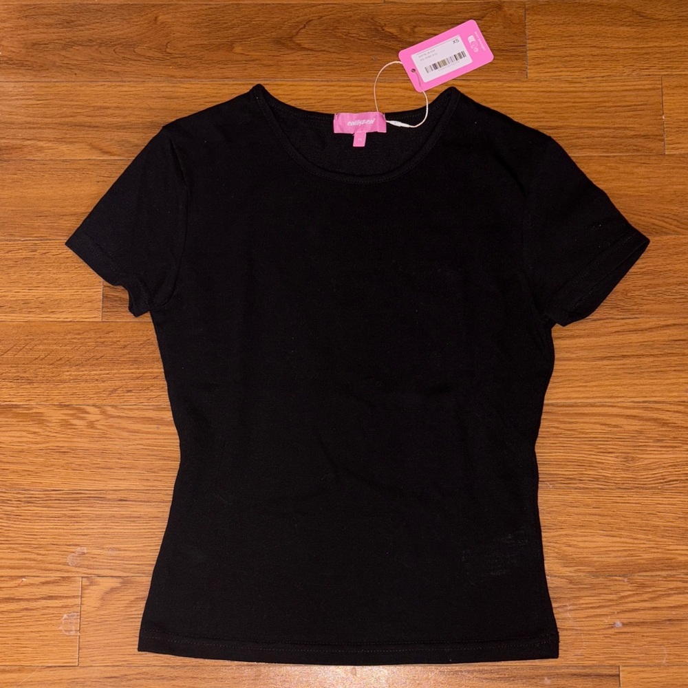 Edikted Black Short Sleeve Tee